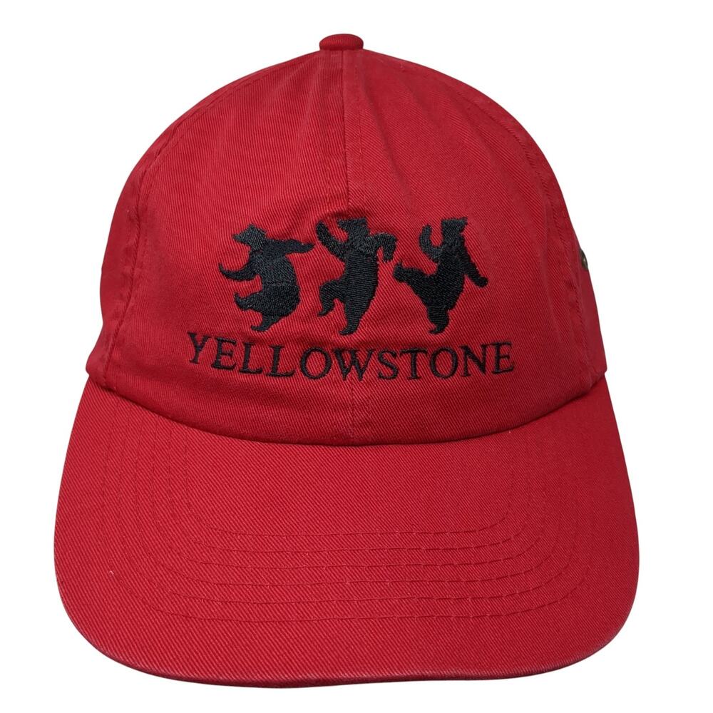 Yellowstone Slideback Baseball Hat Red One Size Embroidered Sutton's